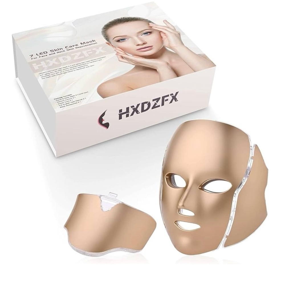 Gold LED Face Mask